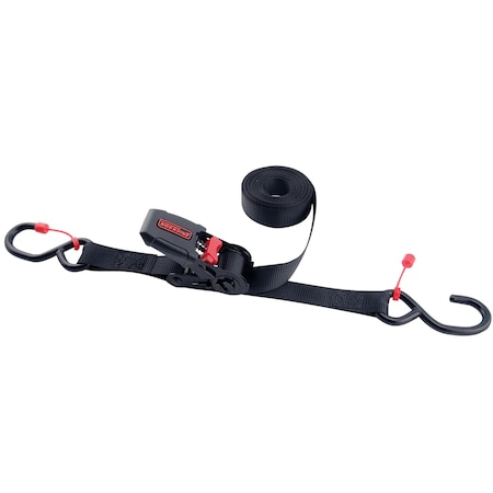 Erickson 1" X15Ft 1300 lb Soft Grip Ratchet Strap w/ Cap Locks 01416